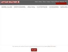 Tablet Screenshot of lothar-walther.com