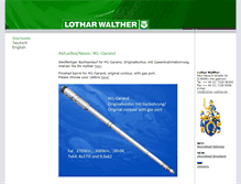 Tablet Screenshot of lothar-walther.de